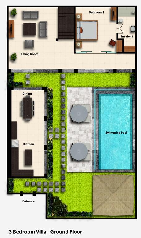 קוטה לומבוק Villa Echo Beach מראה חיצוני תמונה